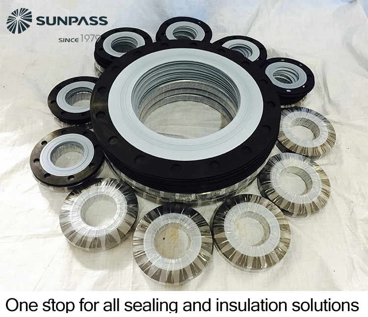 Low Price Wear Resistance PTFE Seal Ring Flange Insulation Kit Gasket Compressor Gasket Kit Excellent Resistance Long Service Life High Quality